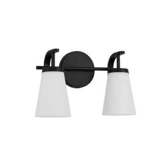 Drake Two Light Vanity in Matte Black (65|161021MB660)