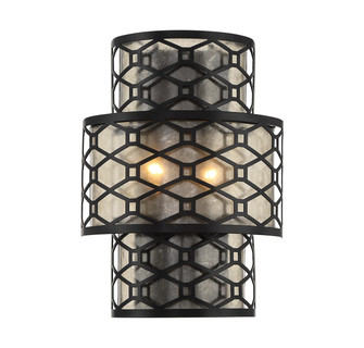 Mannheim Two Light Wall Sconce in Matte Black (51|L96102289)