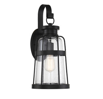 Quinton One Light Outdoor Wall Lantern in Matte Black (51|L52942BK)