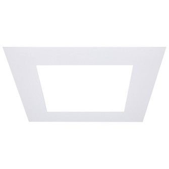 10-Inch Flat Goof Ring for Commercial Downlights in Matte White (230|S13553)