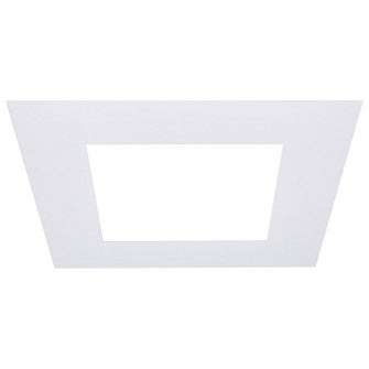 8-Inch Flat Goof Ring for Commercial Downlights in Matte White (230|S13552)