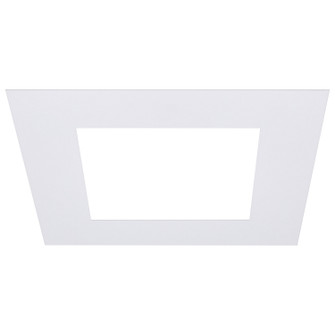 6-Inch Flat Goof Ring for Commercial Downlights in Matte White (230|S13551)