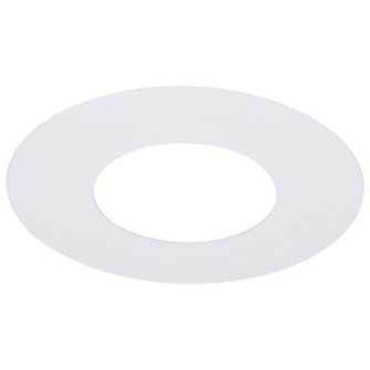 4-Inch Flat Goof Ring for Commercial Downlights in Matte White (230|S13540)