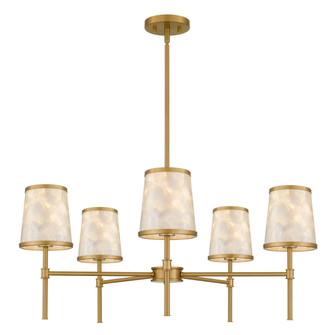 Windley Five Light Chandelier in Brushed Gold (10|WIND5032BRG)