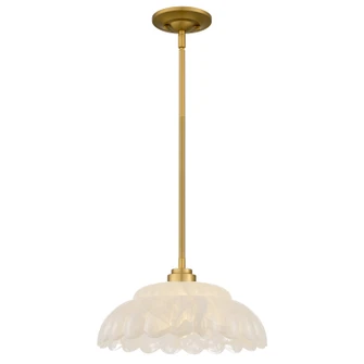 Whitecap One Light Pendant in Brushed Gold (10|WHP1814BRG)