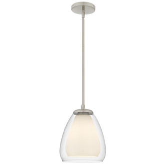 Vivienne One Light Mini Pendant in Brushed Nickel (10|VIV1509BN)