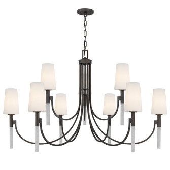 Eloura Nine Light Chandelier in Iron Gate (10|ELOU5048IN)
