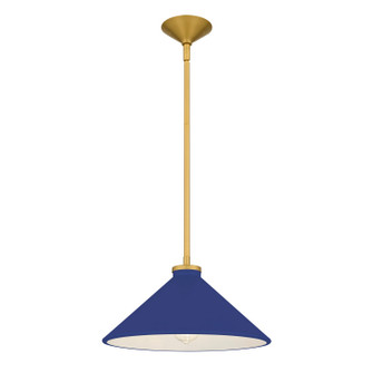Bradbury One Light Pendant in Brushed Gold (10|BRADN1814BRG)