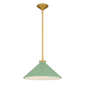 Bradbury One Light Pendant in Brushed Gold (10|BRADG1814BRG)
