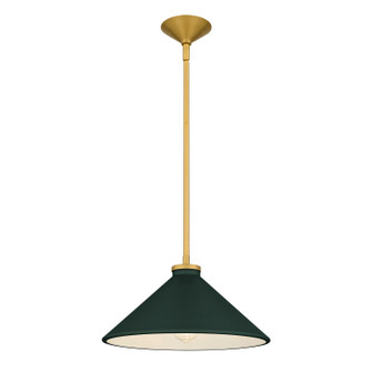 Bradbury One Light Pendant in Brushed Gold (10|BRADE1814BRG)
