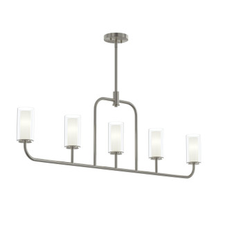 Mack Five Light Linear Chandelier in Brushed Nickel (54|P400476009)