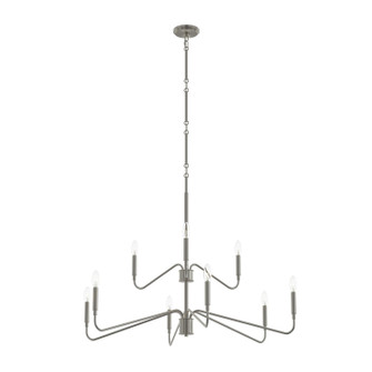 Pilar Nine Light Chandelier in Brushed Nickel (54|P400474009)