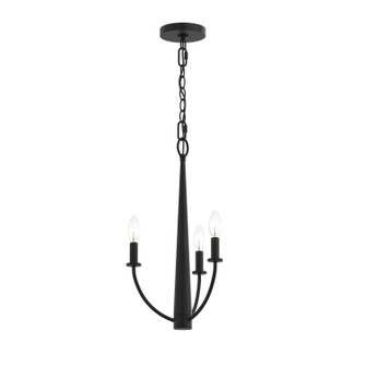 Jheni Three Light Chandelier in Matte Black (54|P40045731M)