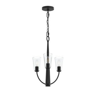 Jheni Three Light Chandelier in Matte Black (54|P40045231M)