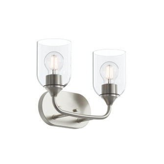 Ilia Two Light Bath Vanity in Brushed Nickel (54|P300572009)