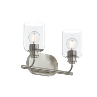 Reines Two Light Bath Vanity in Brushed Nickel (54|P300566009)