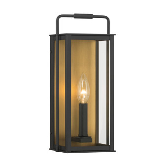 Aberdeen One Light Outdoor Wall Sconce in Sand Coal Black (7|78501877)