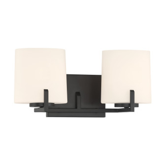Mirelle Two Light Vanity in Dark Matte Black (7|12432899)