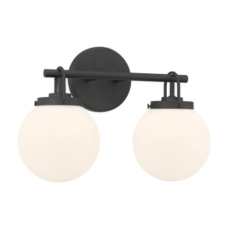 Ortesa Two Light Vanity in Dark Matte Black (7|12012899)