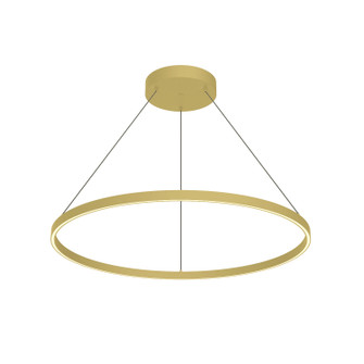 Cerchio LED Pendant in Brushed Gold (347|PD87136BGUNV010)