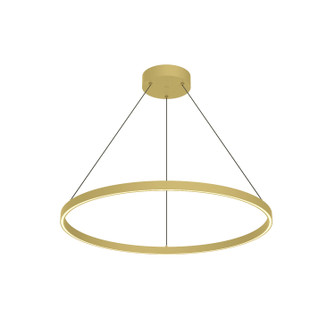 Cerchio LED Pendant in Brushed Gold (347|PD87132BGUNV010)