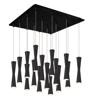 Robson LED Pendant in Black (347|MP42502BK16)