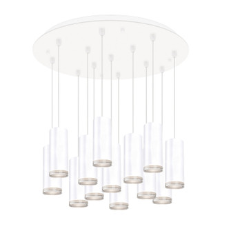 Cameo LED Pendant in White (347|MP401431WH13)