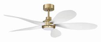 Rosalie 52'' 5-Blade Indoor ceiling Fan 52'' Ceiling Fan in Satin Brass (46|RSL52SBW5)