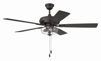 EOS 2 Light Clear Bowl 52'' Ceiling Fan 52'' Ceiling Fan in Classic Bronze (46|ECF201CBZ5CBZWLN)
