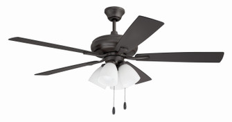 Eos Frost 4 Light 52'' Ceiling Fan in Classic Bronze (46|ECF114CBZ5CBZWLN)