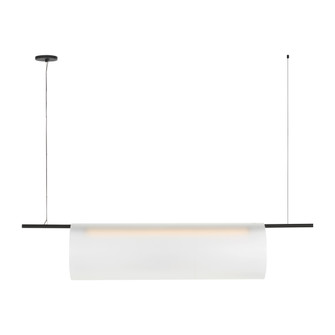 Trace LED Linear Chandelier in Nightshade Black (182|PBLS80827BEG)
