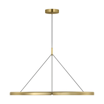 Cloak LED Chandelier in Hand-Rubbed Antique Brass (182|PBCH80527HAB)