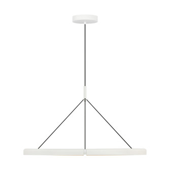 Cloak LED Chandelier in Matte White (182|PBCH80427MW)