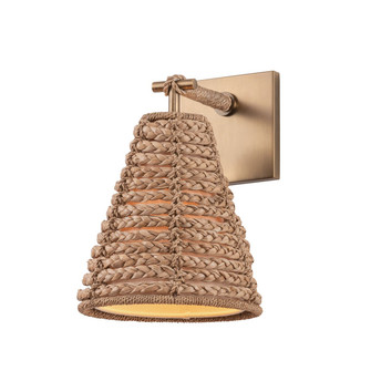 Redwood One Light Wall Sconce in Patina Brass (67|B6011PBR)