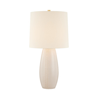 Shavani One Light Table Lamp in Aged Brass (428|HL1115201AGBCHD)