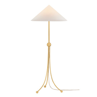 Katya One Light Floor Lamp in Aged Brass (428|HL1089401AGB)