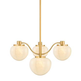 Kristen Four Light Chandelier in Aged Brass (428|H1093804AGB)
