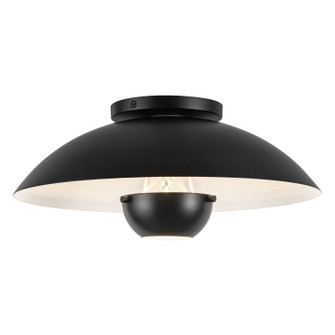 Umbra One Light Semi-Flush Mount in Black (347|SF11914BK)