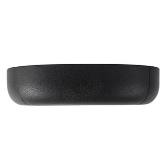 Folio LED Flush Mount in Brown Vegan Leather (347|FM21514BVL)