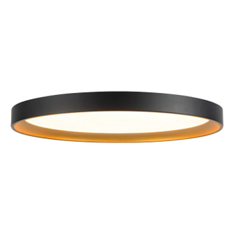 Nix LED Flush Mount in Black/Gold (347|FM0702615BKGD)