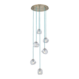 Pallina Six Light Chandelier in Winter Brass (33|529552WB)