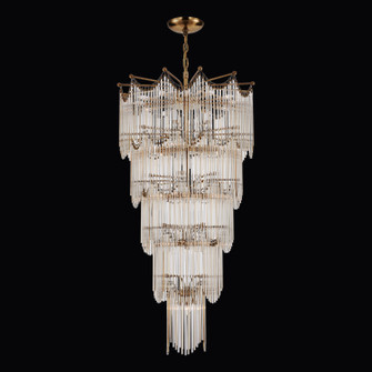 Adorn 40 Light Chandelier in Vintage Brass (33|527751VGB)