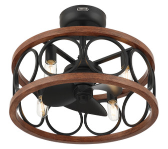 Haven Fandelier 22'' Fandelier in Matte Black (47|50105)