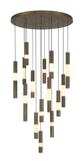 Ronda LED Chandelier in Weathered Brass (40|50120017)