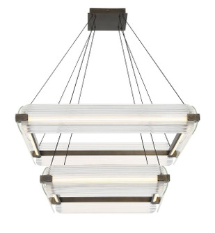 Neoness LED Chandelier in Weathered Brass (40|50055029)