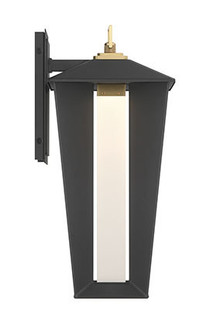 Andson LED Outdoor Wall Sconce in Brass-Sand Black Mix (40|50048014)