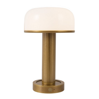 Vienna LED Table Lamp in Vintage Brass (452|TL308706VBGO)