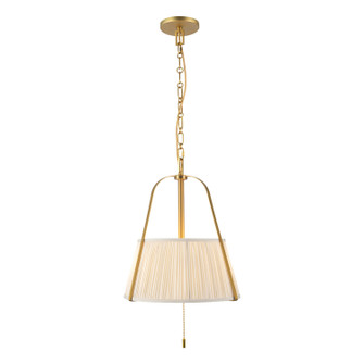 Scout Two Light Pendant in Brushed Gold/White Linen (452|PD675213BGWL)