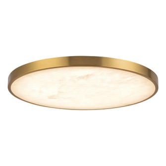 Evelyn LED Flush Mount in Brushed Gold/Alabaster (452|FM653015BGAR)