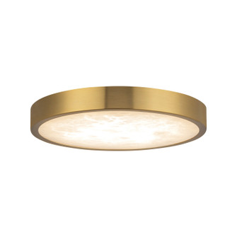 Evelyn LED Flush Mount in Brushed Gold/Alabaster (452|FM653007BGAR)